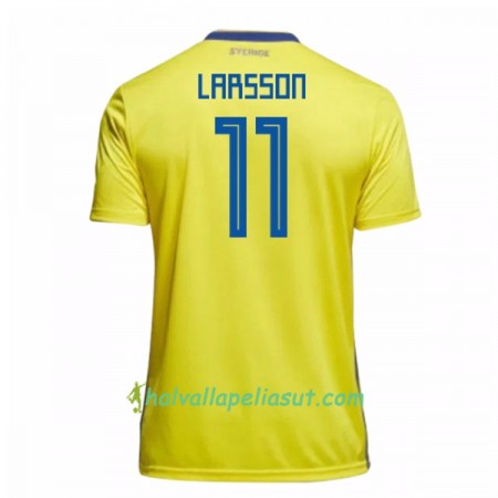Jalkapallo Pelipaidat Ruotsi Larsson 11 World Cup 2018 Kotipaita